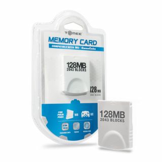 128MB Memory Card For Wii®/ GameCube® - Tomee