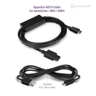 3-In-1 HDTV Cable For GameCube®/ N64®/ Super NES® - Hyperkin