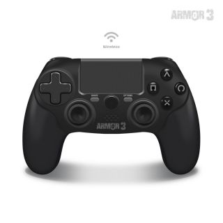 Wireless Game Controller For PS4/ PC/ Mac (Black) - Armor3