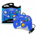 Old Skool - GAMECUBE / WII COMPATIBLE CONTROLLER - BLUE/CYAN