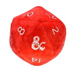 Ultra Pro Dice - D20 Jumbo Plush Red