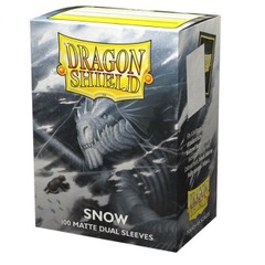 Sleeves: Dragon Shield Matte DUAL Snow (100)