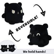 Plushmates: Reversible Bear (Black Happy/Black Angry)