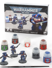Space Marines: Assault Intercessors + Paints Set