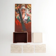 Oni v2 - Genuine Leather Dicewinder - Ivory