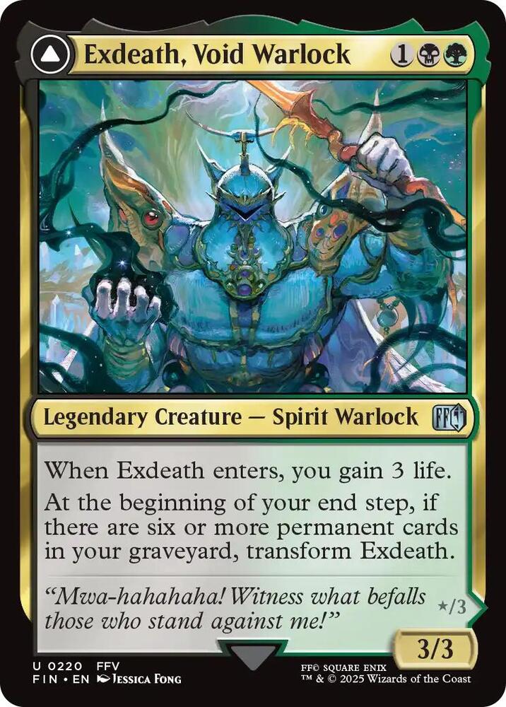 Exdeath, Void Warlock // Neo Exdeath, Dimensions End