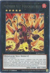 Number 61: Volcasaurus - JUSH-EN043 - Rare - 1st Edition