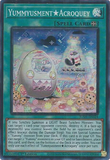 YummyusmentAcroquey - JUSH-EN024 - Rare - 1st Edition