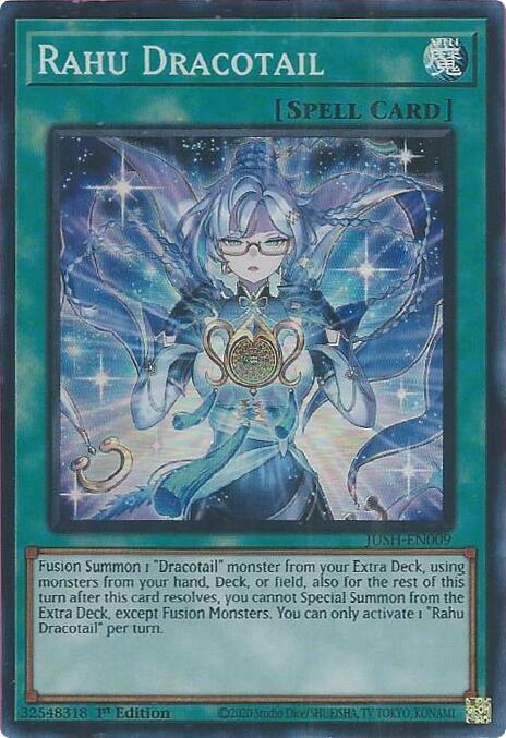 Rahu Dracotail - JUSH-EN009 - Super Rare - 1st Edition