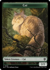 Beast (0025) // Cat (0026) Double-Sided Token