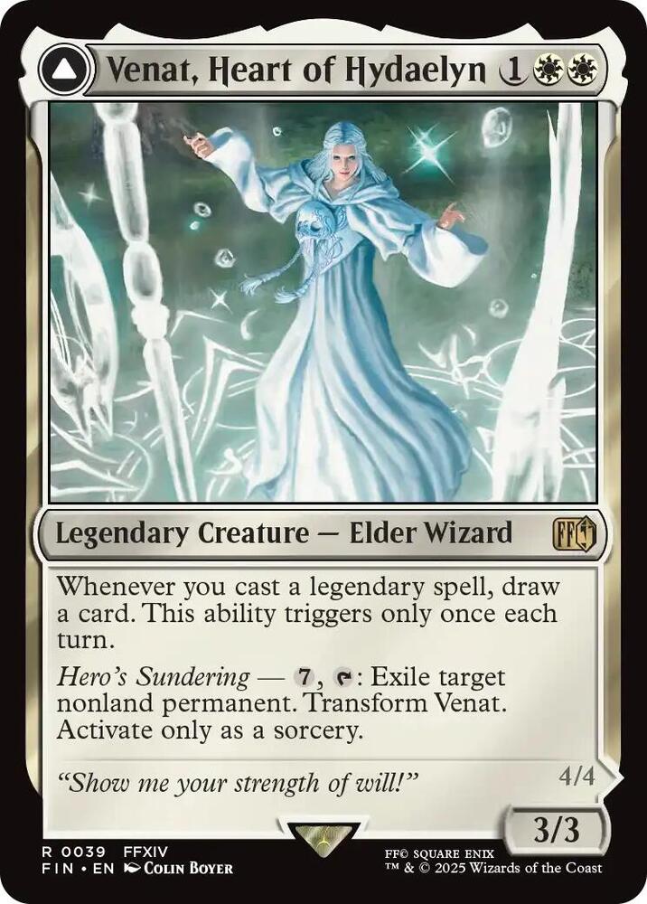 Venat, Heart of Hydaelyn // Hydaelyn, the Mothercrystal - Foil