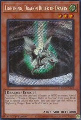 Lightning, Dragon Ruler of Drafts - BLMM-EN124 - Secret Rare - 1st Edition