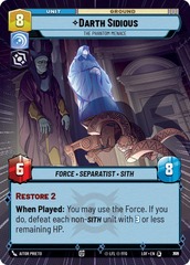 Darth Sidious - The Phantom Menace - Hyperspace - Foil