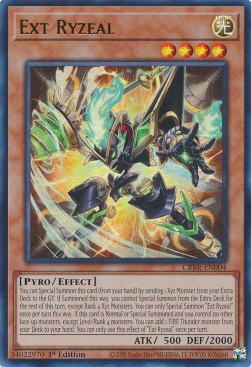 Ext Ryzeal - CRBR-EN004 - Ultra Rare - 1st Edition