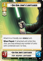 Qui-Gon Jinn's Lightsaber - Hyperspace - Foil