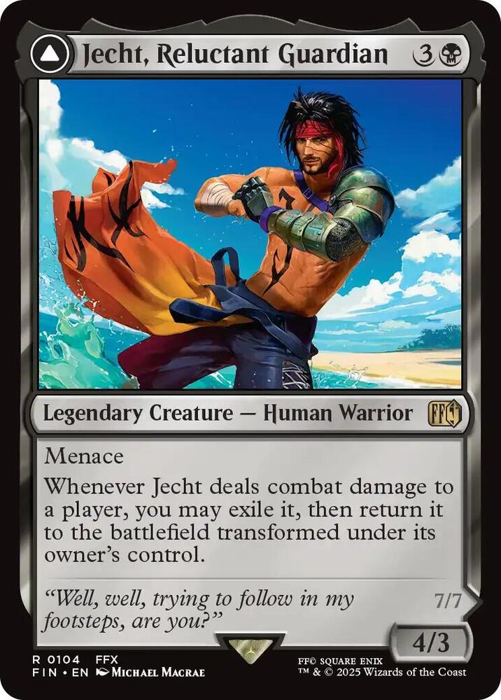 Jecht, Reluctant Guardian // Braskas Final Aeon