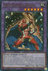 Gem-Knight Ruby - BLMM-EN136 - Ultra Rare - 1st Edition