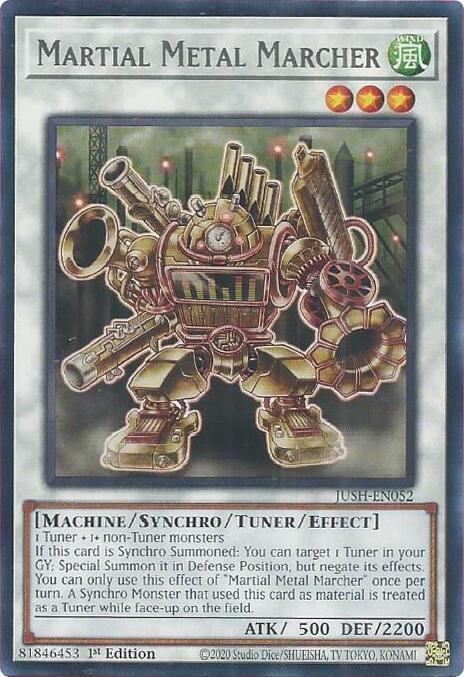 Martial Metal Marcher - JUSH-EN052 - Rare - 1st Edition