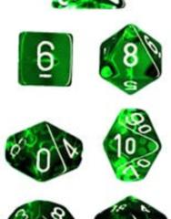 Chessex - 23075 - Translucent Green/White