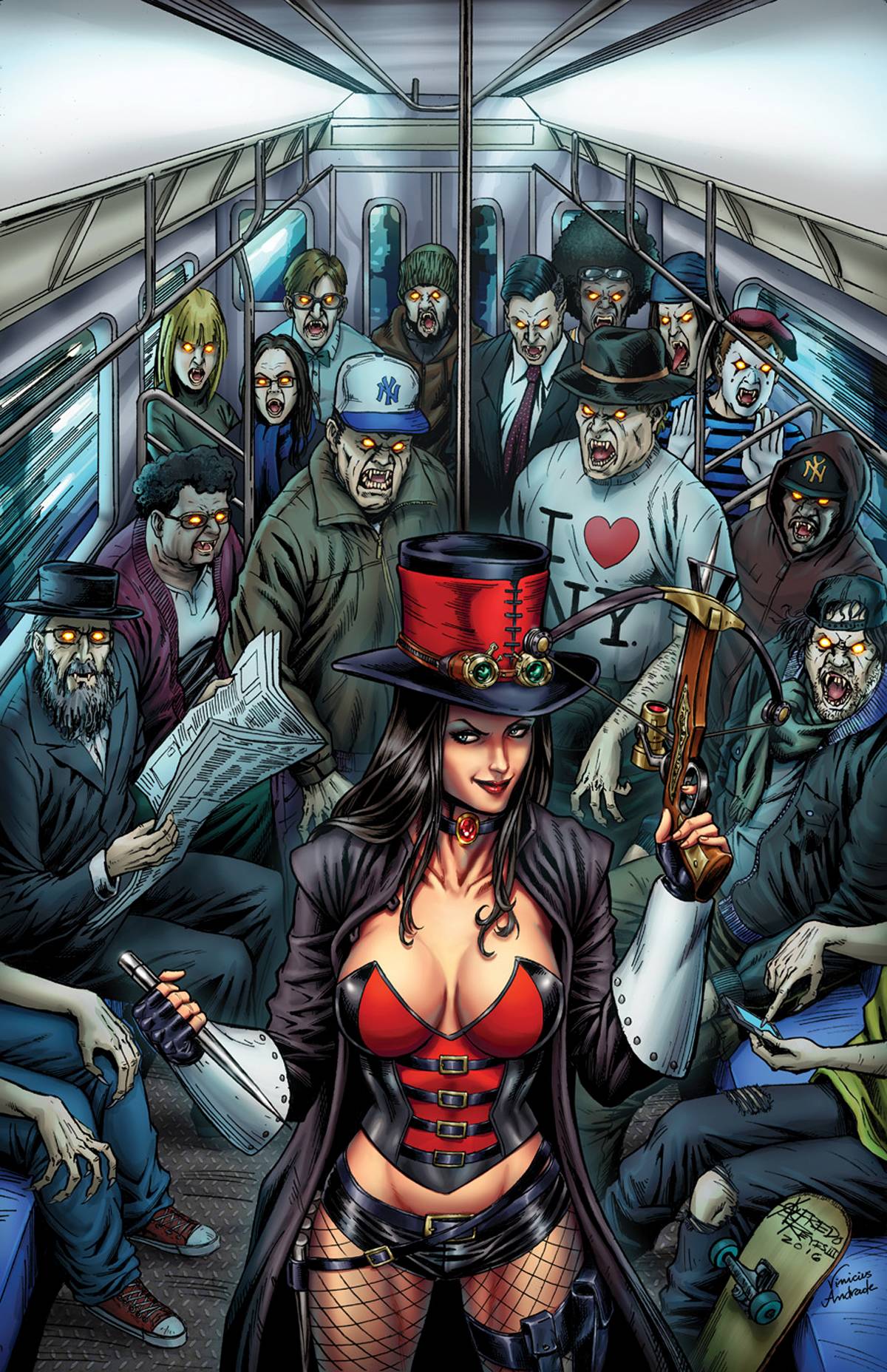 GFT Hellchild #4 (Of 5) B Cover Reyes
