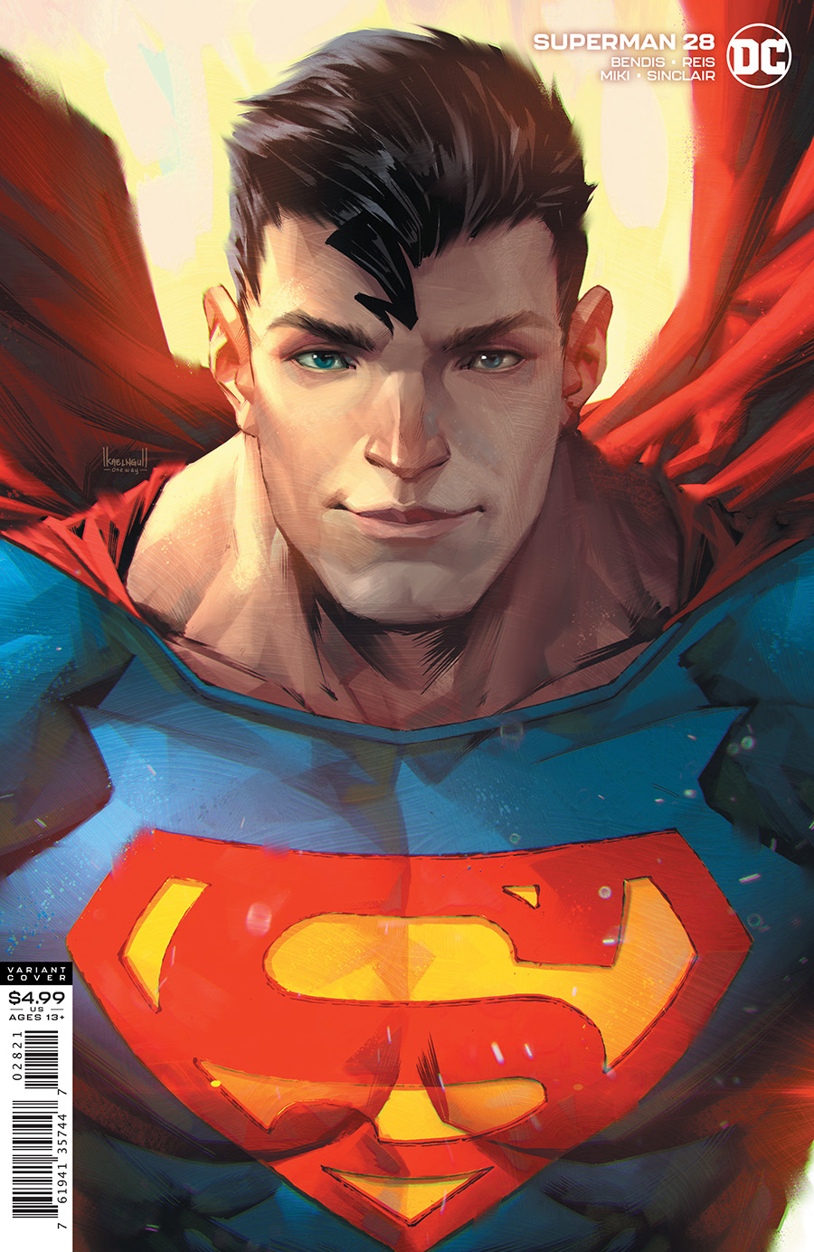 Superman Vol 5 #28 Cover B Kael Ngu Card Stock Variant