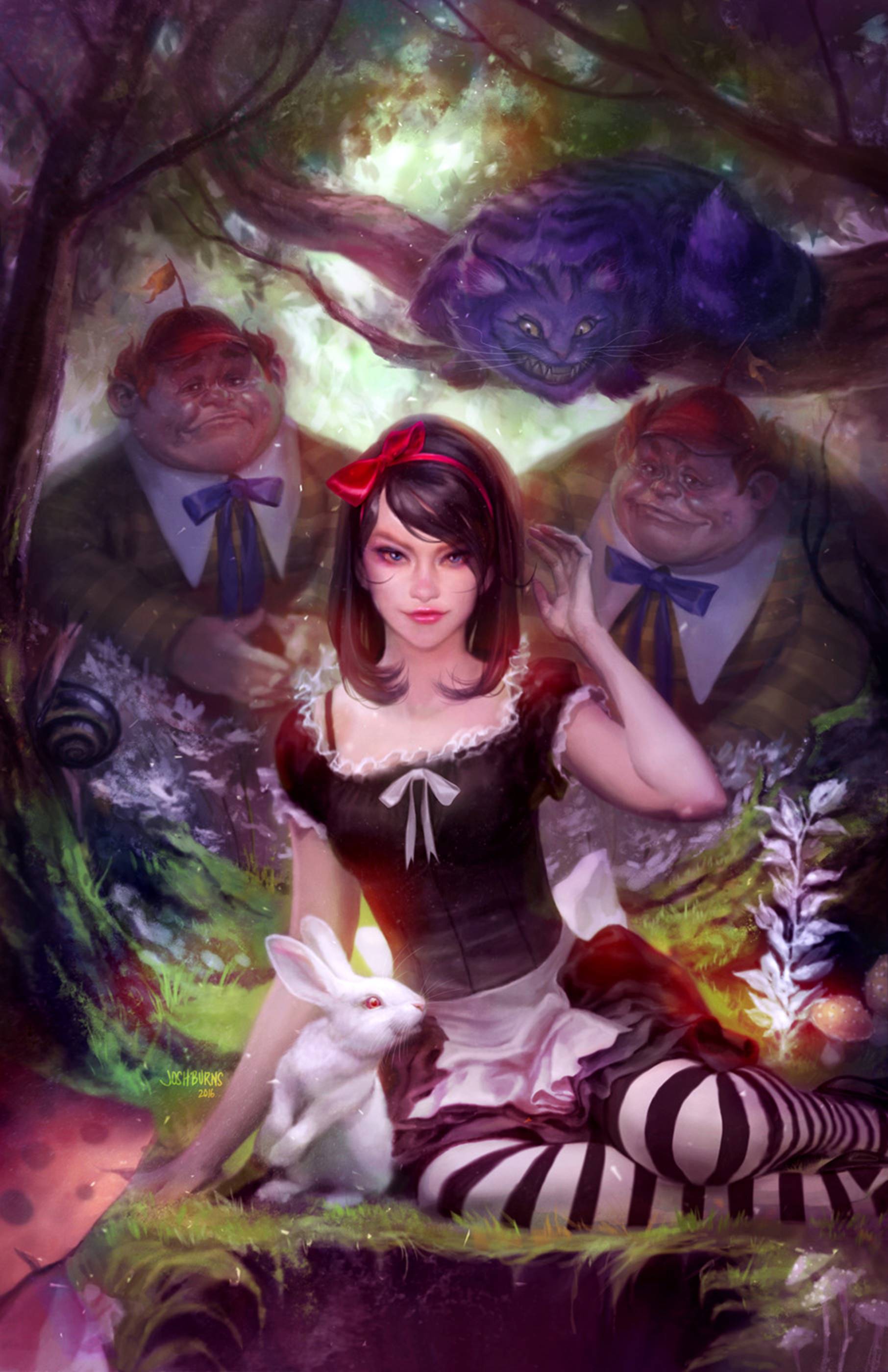 GFT Wonderland #47 C Cover Burns
