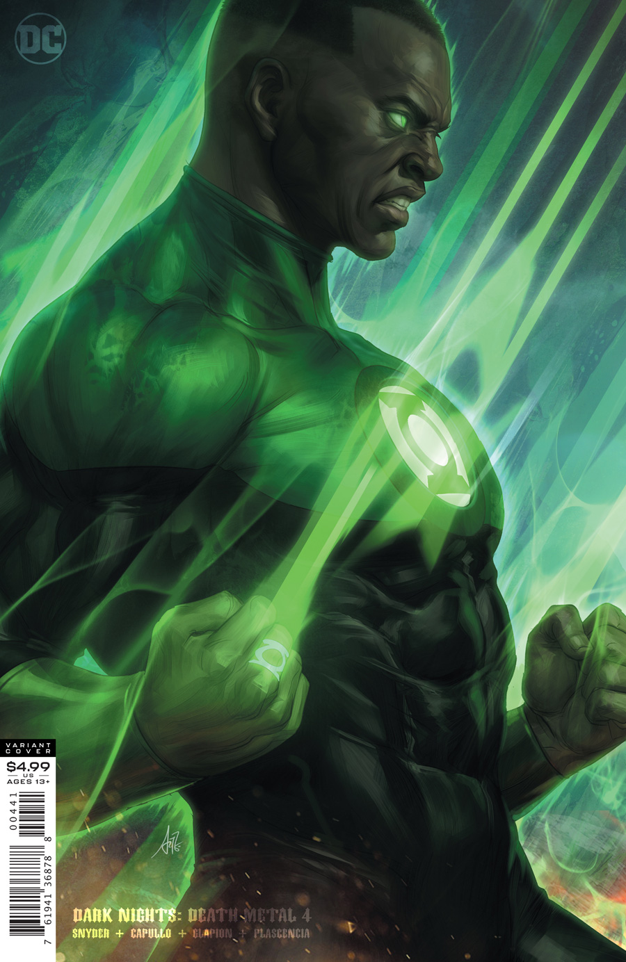 Dark Nights Death Metal #4 (Of 7) Cover D Artgerm Green Lantern John Stewart Variant