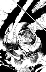 4001 AD #1 (Of 4) Cover I 1:100 Variant B&W Interlock Sook