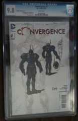 Convergence #1 1:100 Capullo Sketch CGC 9.8