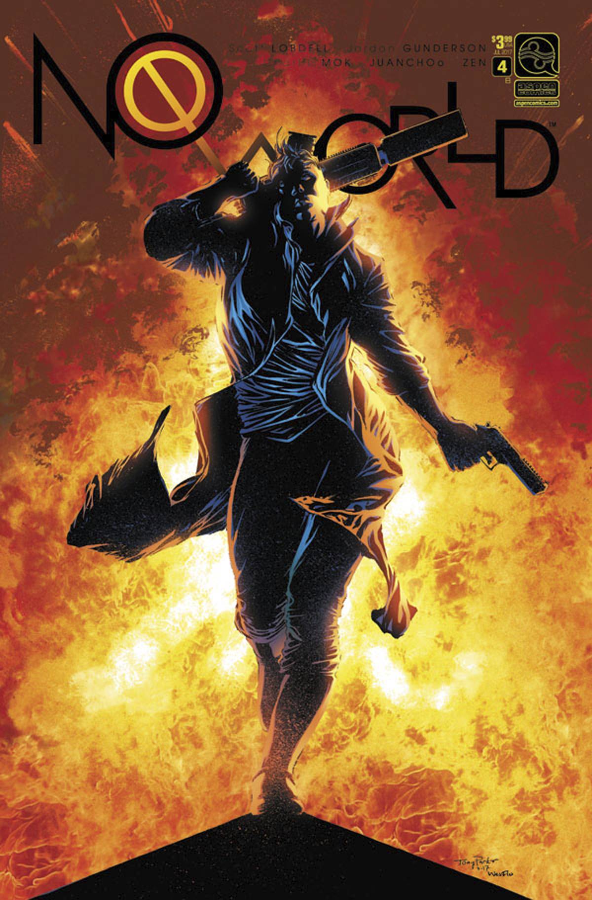 No World #4 Cover B Parker
