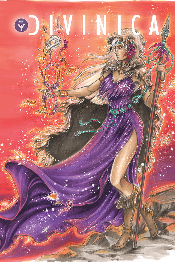 DiVinica #2 PEARL Orange Dawn McTeigue Variant LTD To 25