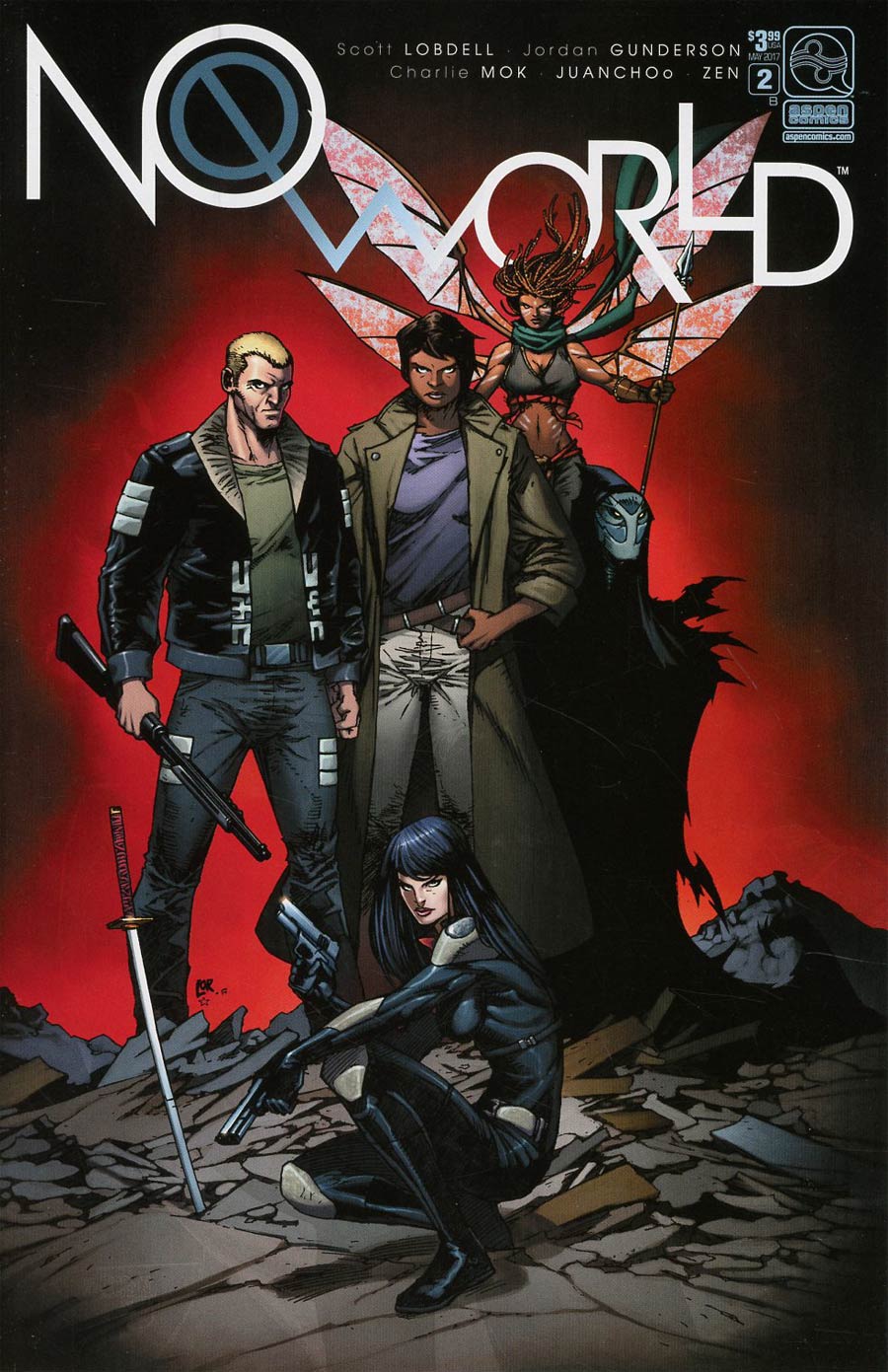 No World #2 Cover B Lorenzana