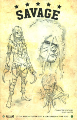 Savage #1 Cover D 1:10 Variant Char Design Larosa