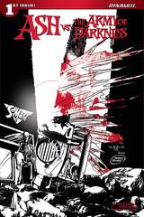 Ash Vs Aod #1 Cover H 1:40 Variant Qualano B&W Incv