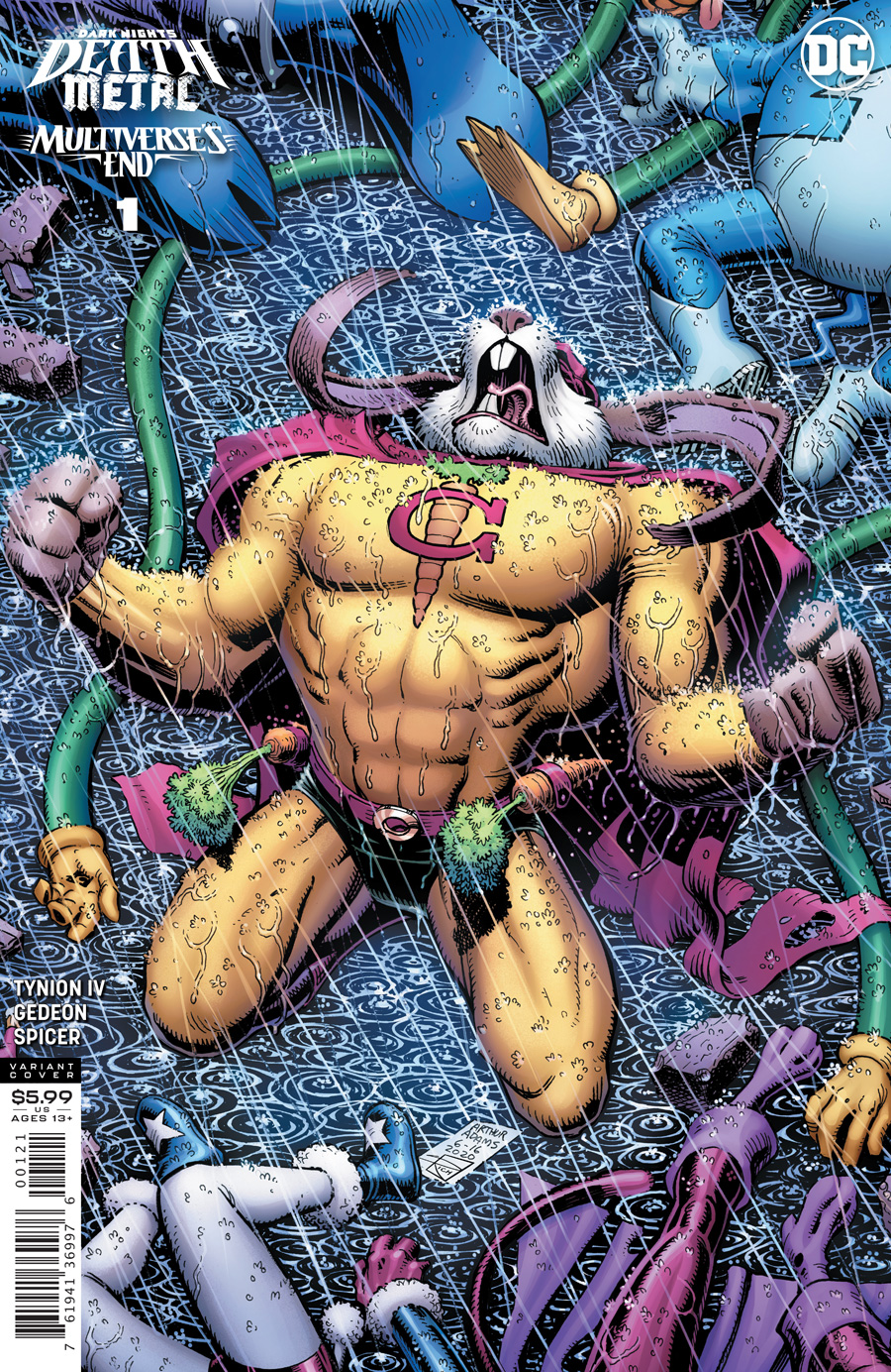 Dark Nights Death Metal Multiverses End #1 Cover B 1:25 Art Adams Variant