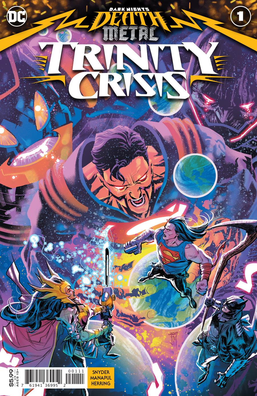 Dark Nights Death Metal Trinity Crisis #1 Cover A Francis Manapul