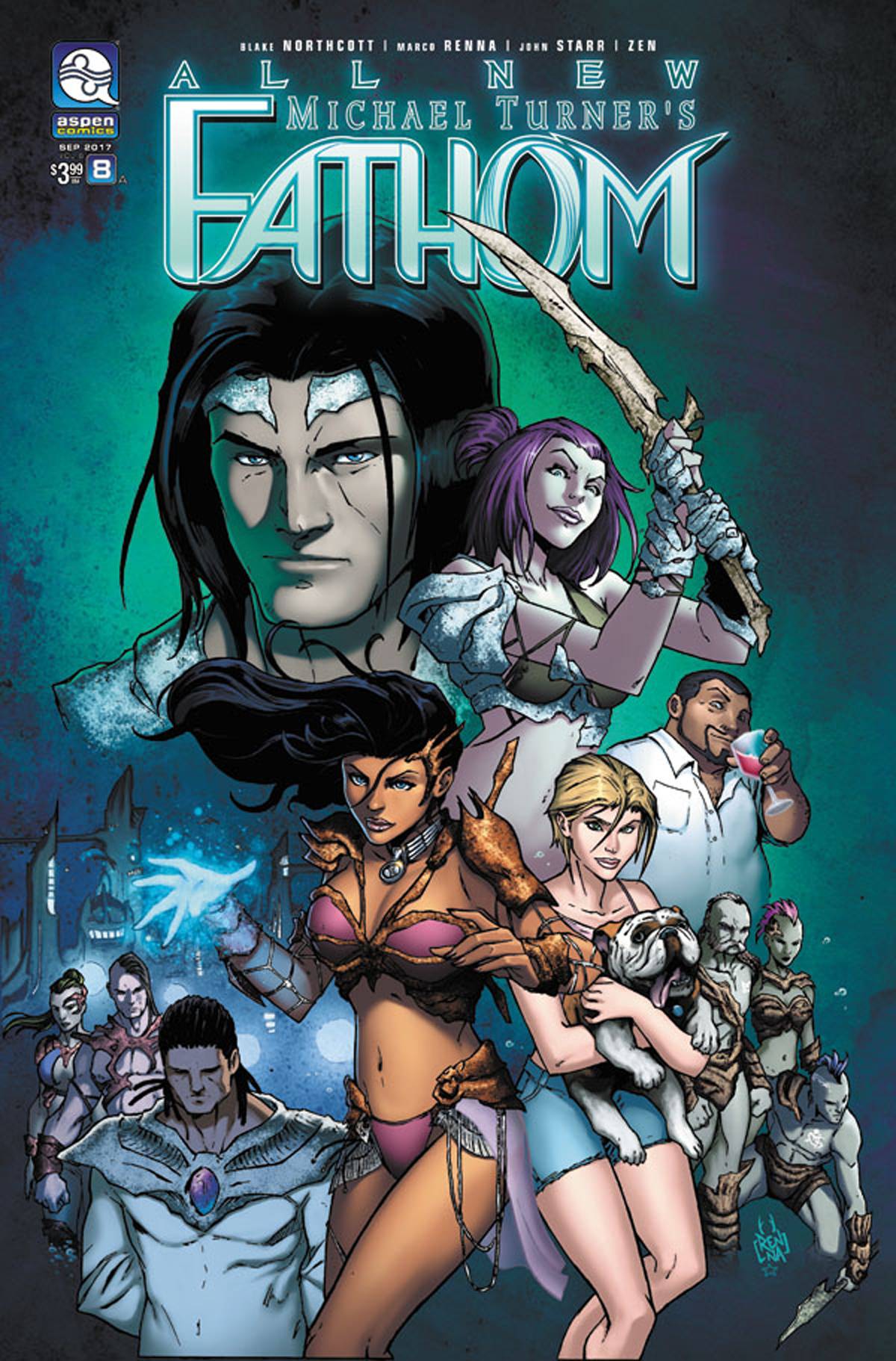All New Fathom #8 Cover A Renna