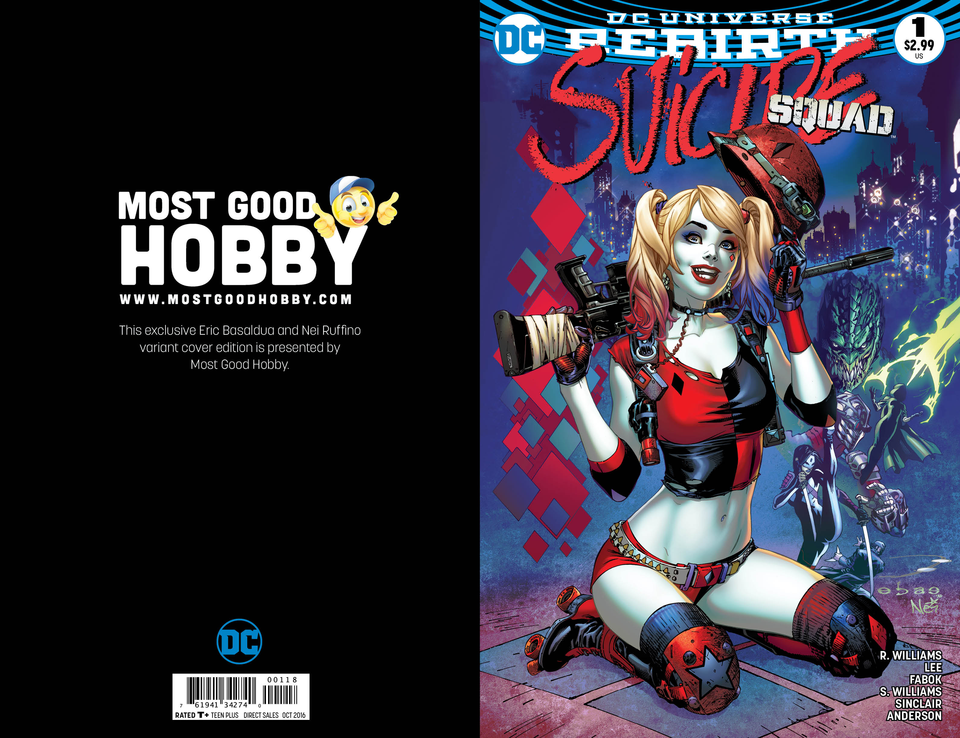 Suicide Squad #1 Most Good Exclusive EBAS Variant (REBIRTH)