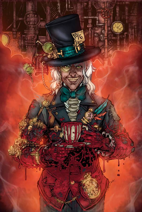 GFT Steampunk Alice In Wonderland Cover B Leister