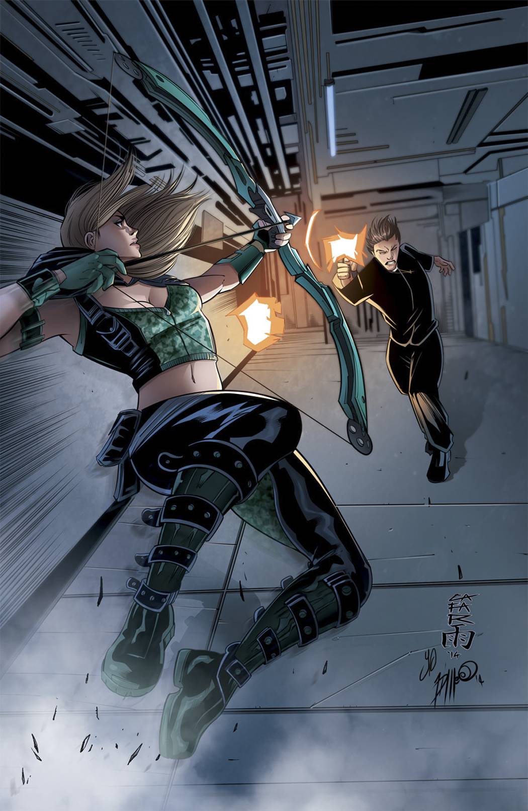 GFT Robyn Hood Ongoing #3 B Cover Carfaro