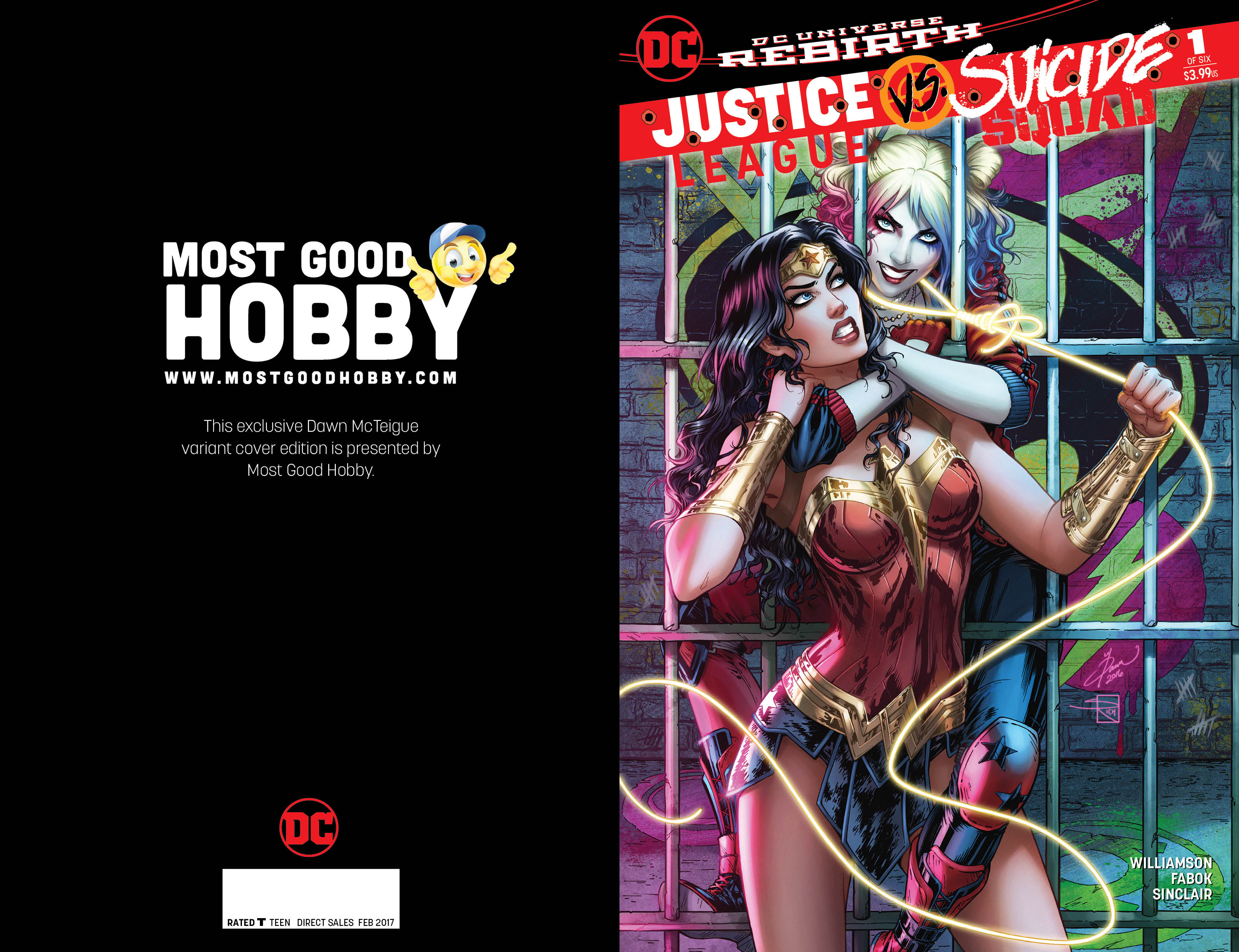 Justice League vs Suicide Squad #1 (Of 6) Most Good Exclusive Dawn McTeigue Variant