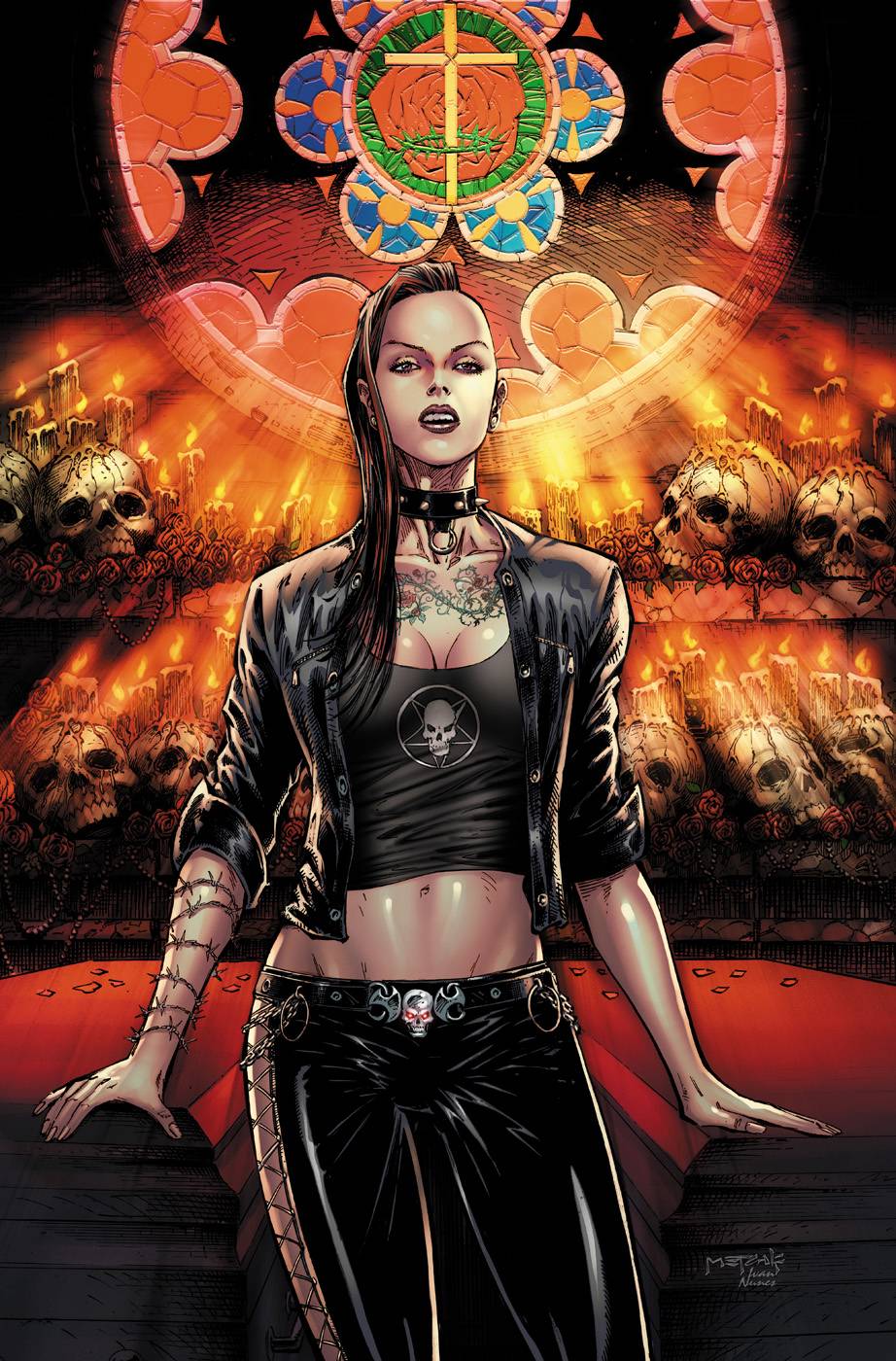 GFT Hellchild #5 (Of 5) D Cover Metcalf