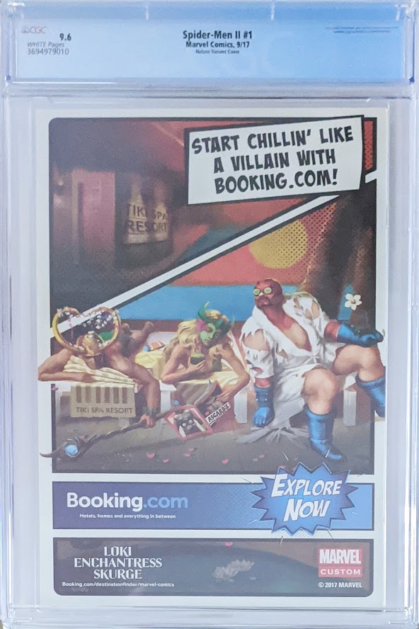 Spider-Men II #1 1:10 Kadir Nelson Variant 1st Evil Miles Morales CGC 9.6