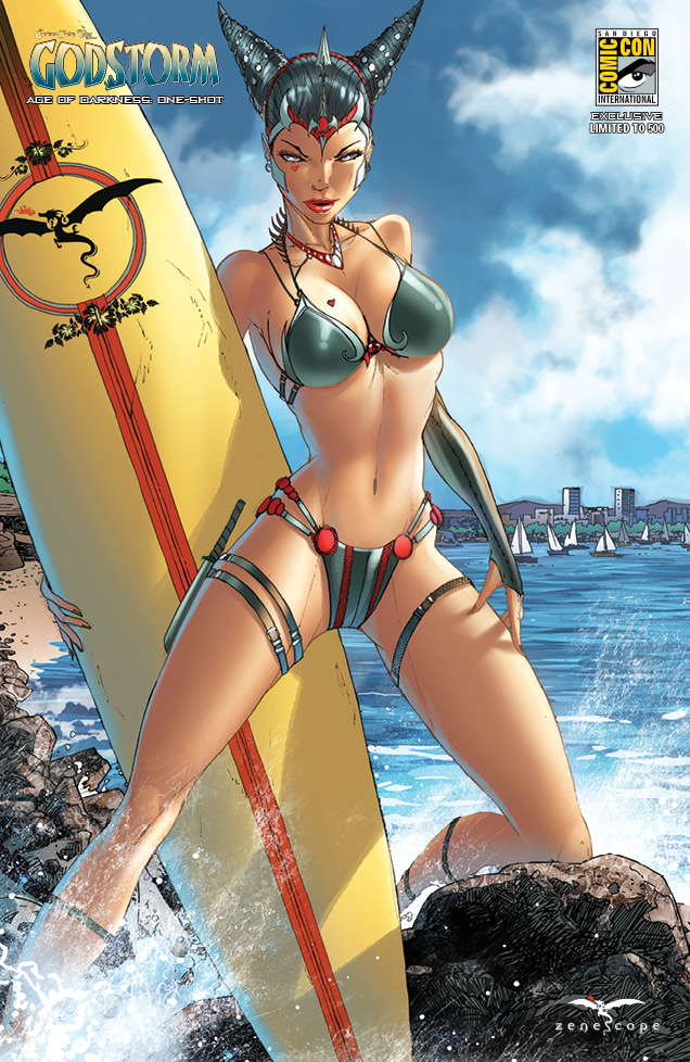GFT Godstorm: Age of Darkness One Shot Cover D Jamie Tyndall 2014 SDCC Exclusive LTD 500