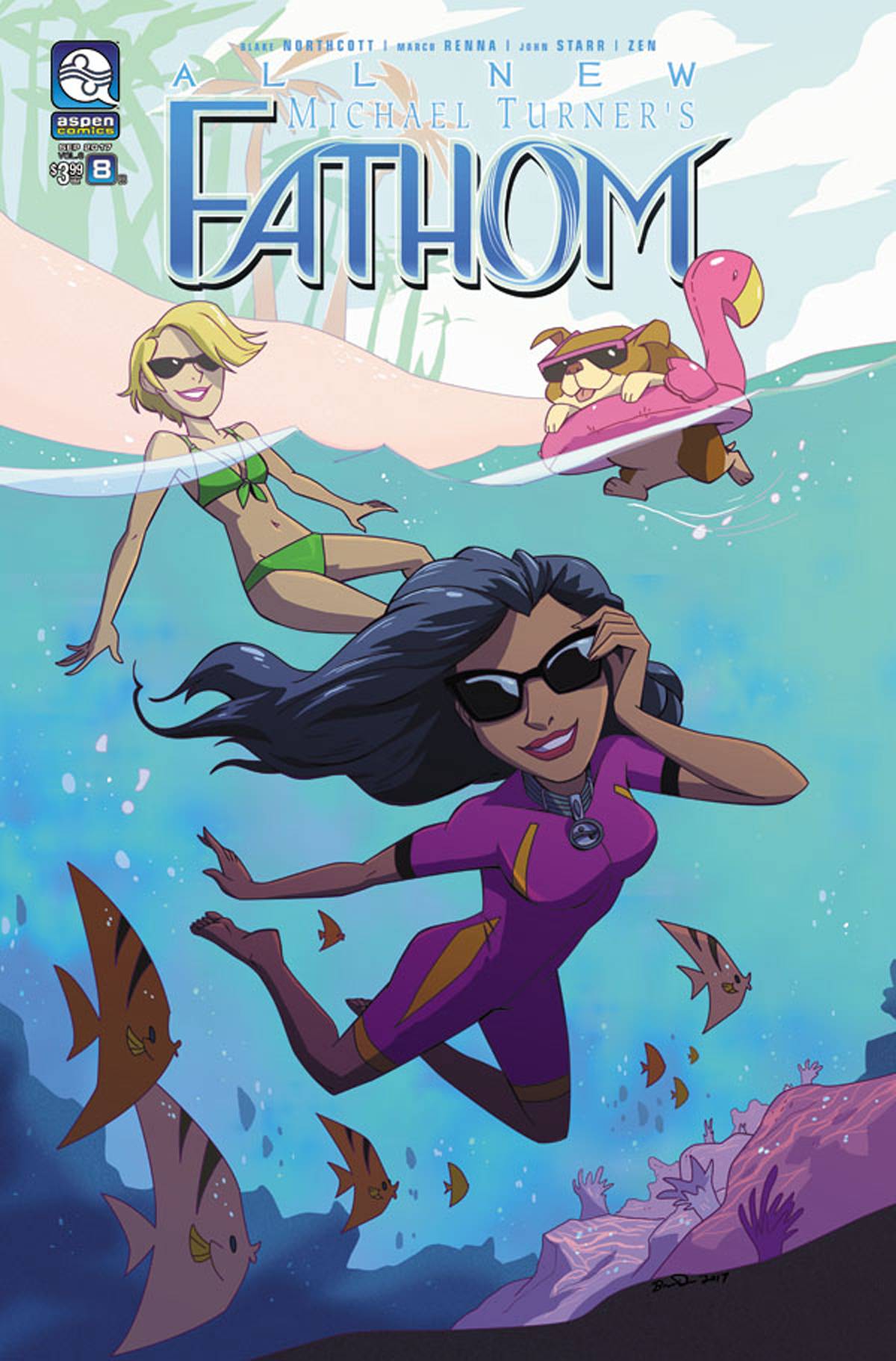 All New Fathom #8 Cover B Drouhard