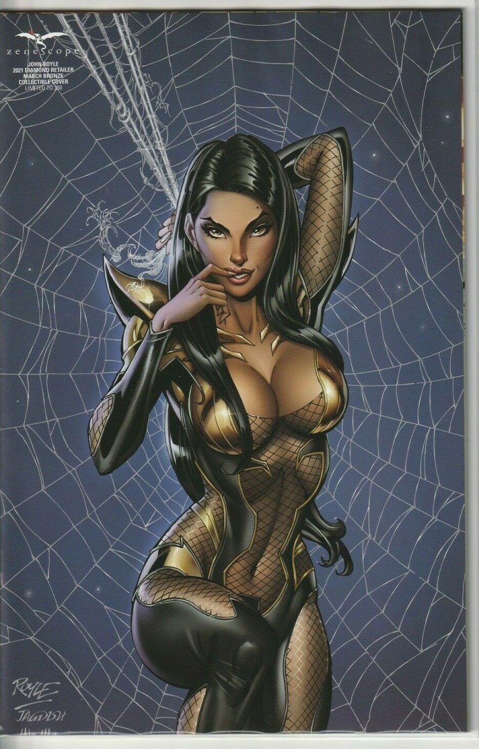 Myths And Legends Quarterly Dark Princess Cover H John Royle Diamond March Bronze Exclusive LTD 350