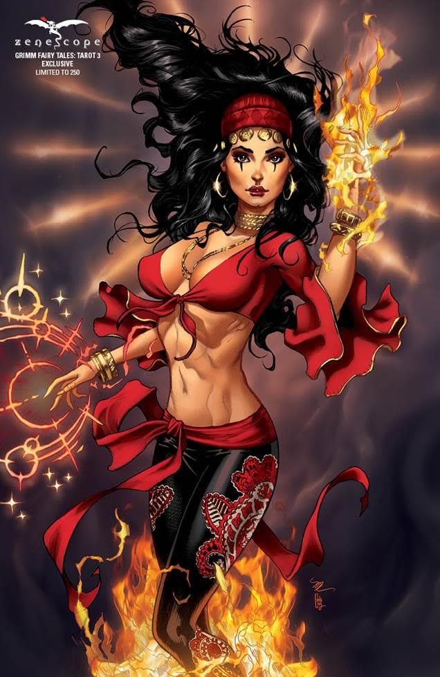 GFT Tarot #3 Cover G Michael Dooney Zenescope Exclusive LTD 250