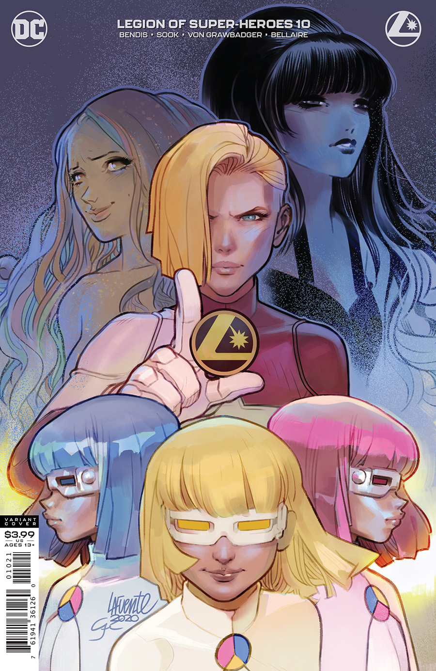 Legion Of Super-Heroes Vol 8 #10 Cover B Darko Lafuente Variant