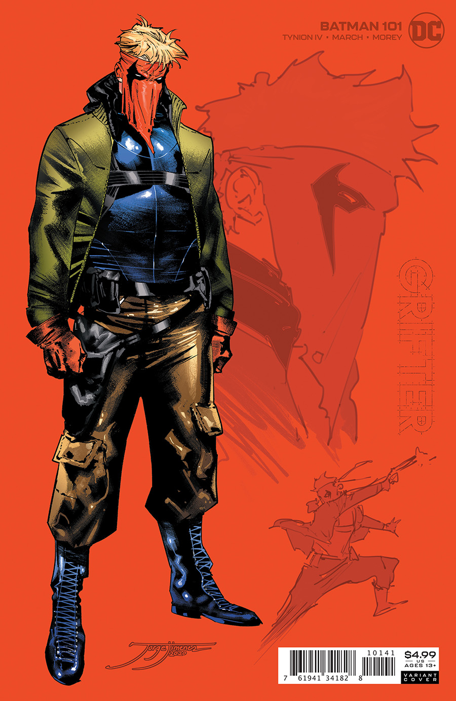 Batman Vol 3 #101 Cover C 1:25 Jorge Jimenez Grifter Variant