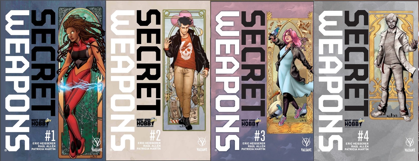 Secret Weapons Lot 1 2 3 4 Most Good Exclusive Broomall Set